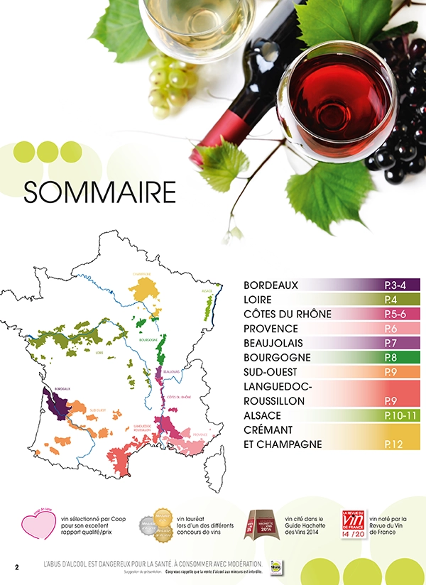 Charlotte Richert Prospectus Coop Alsace Foire aux vins sommaire