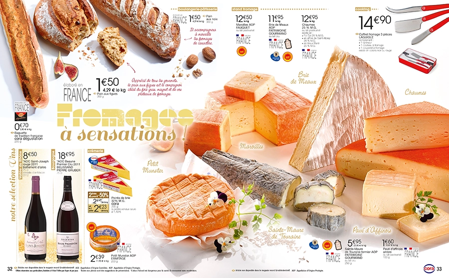 Charlotte Richert Cora catalogues festifs gourmet et saveurs fêtes de noël page fromages